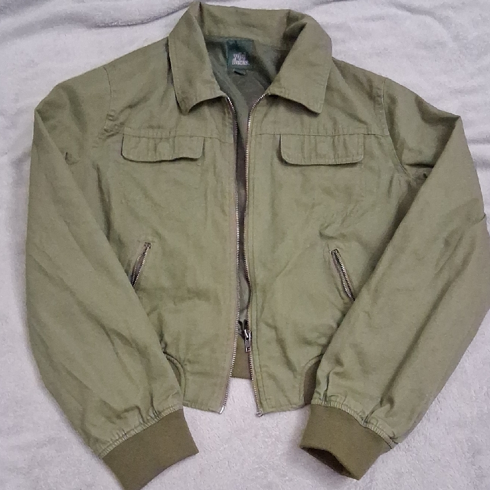 Wild Fable Olive Bomber Jacket